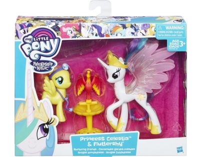 My Little Pony Set 2 poníků s doplňky Princess Celestia a Fluttershy