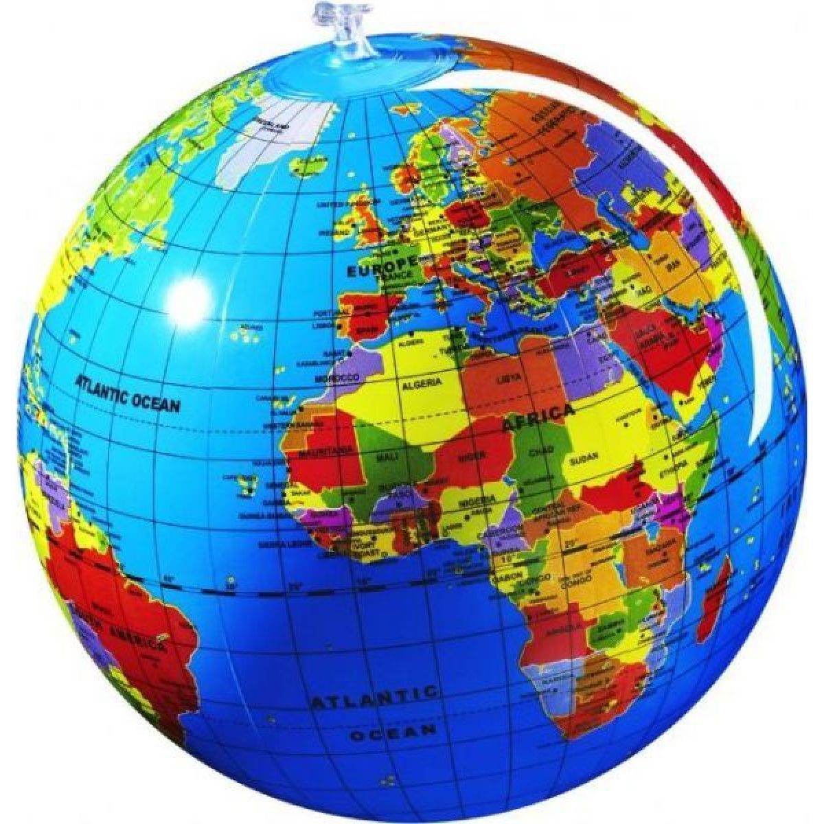 Caly Nafukovací globus Zeměkoule 30 cm