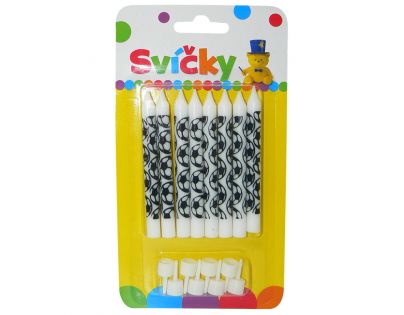 HM Studio Narozeninové svíčky na dort 8 ks