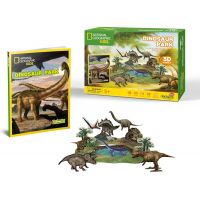 CubicFun National Geographic Kids 3D Puzzle Dino park 43 dílků