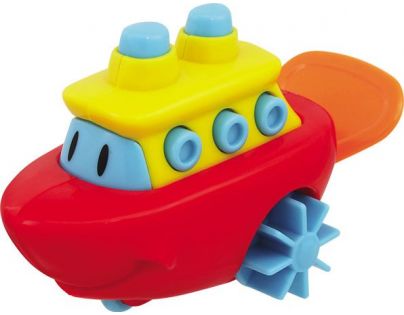Navystar Natahovací hračka do vody Červený parníček