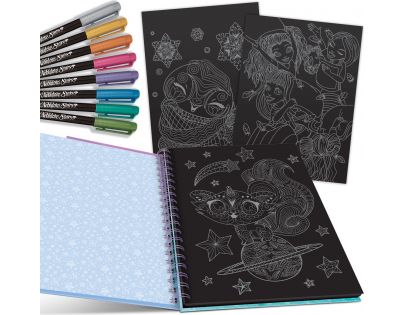 Nebulous Star Omalovánky s černými stránkami Isadora