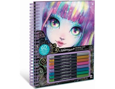 Nebulous Star Omalovánky s černými stránkami Isadora