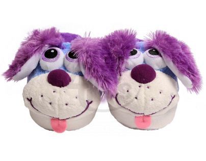 Neposedné bačkůrky Stompeez Štěňátko fialové - vel. 31-33
