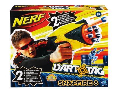 Hasbro 38126 - NERF Nový Dart Tag Pistole Na 8 Šipek