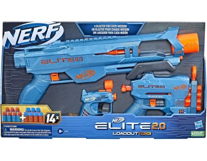 Nerf Elite 2.0 Loadout Pack – sada 3 blástrů + šipky
