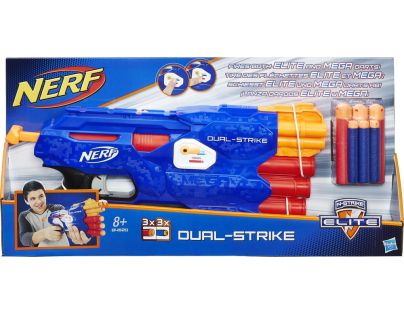Hasbro Nerf Elite Dual-strike na dva druhy šipek