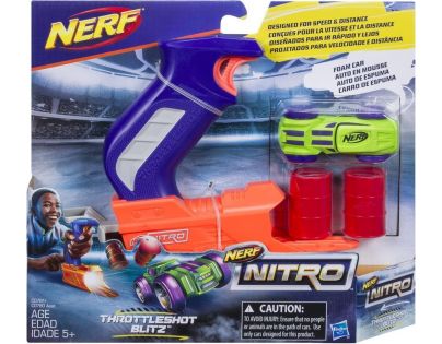 Nerf Nitro Throttleshot Blizt Zelené auto