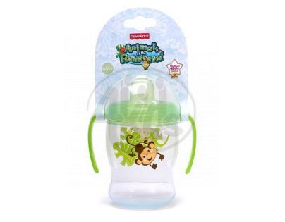 Fisher Price Netekoucí hrneček s oušky - Zelená