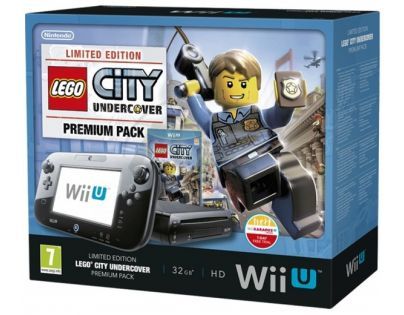 Nintendo Wii U Black Premium Pack (32GB) + LEGO City Undercover