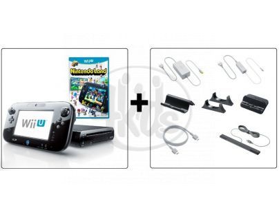 Nintendo Wii U Black Premium Pack (32GB) + Nintendo Land
