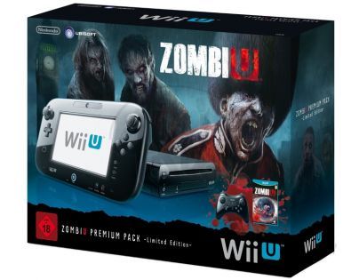 Nintendo Wii U Black Premium Pack (32GB) Limited Edition + ZombiU