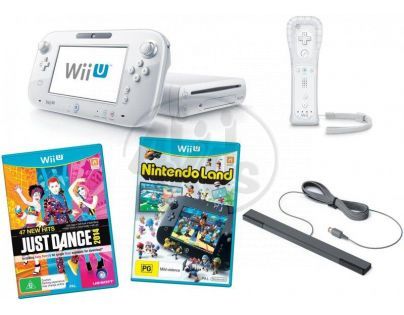 Nintendo Wii U White Basic Pack (8GB) + Nintendo Land + Just Dance 2014