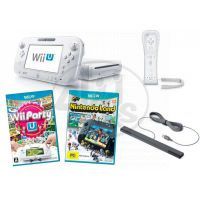 Nintendo Wii U White Basic Pack (8GB) + Nintendoland & Wii Party U 4