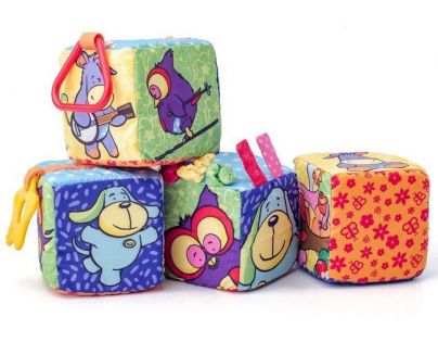 Niny Textilní kostky