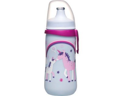 Nip Kids cup láhev s pítkem jednorožec 330 ml