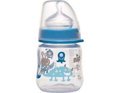 Nip Láhev PP široká silikon-M modrá 150 ml