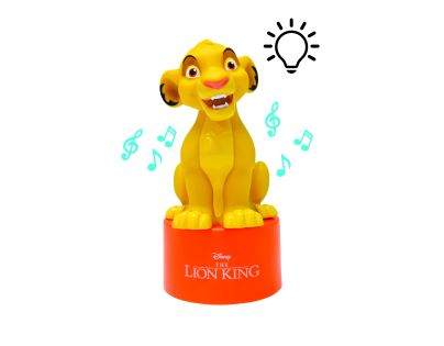 Lexibook Noční světlo s reproduktorem Lví král