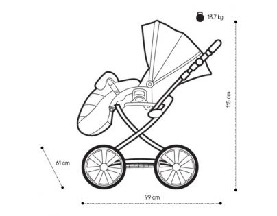 Noordi Kočárek Sole SP 3v1 Summer Melion