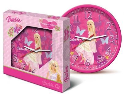 Nástěnné hodiny Barbie