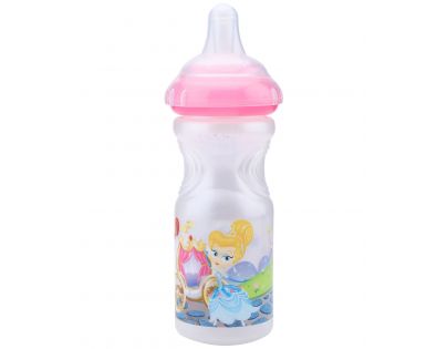 Nuby Láhev sportovní netekoucí s měkkým náustkem 300 ml Popelka