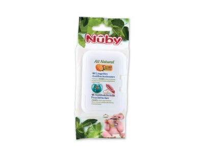 Nuby Ubrousky antibakteriální All Natural 48 ks