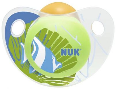 Nuk Dudlík Trendline Adore latex 6-18m - Zelený