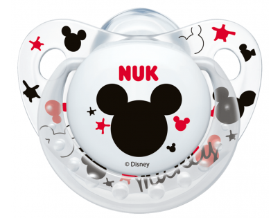 Nuk Dudlík Trendline Disney Mickey 0-6m - Bílý