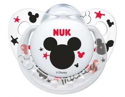 Nuk Dudlík Trendline Disney Mickey SI, V2 6-18m bílý