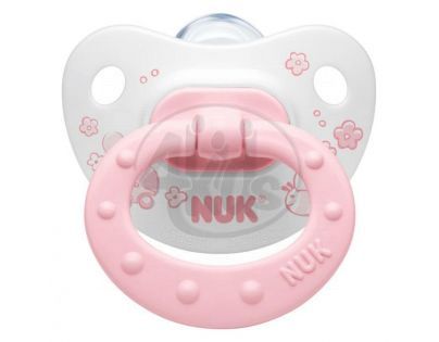 NUK Dudlík Classic růžový 6-18m - silikon
