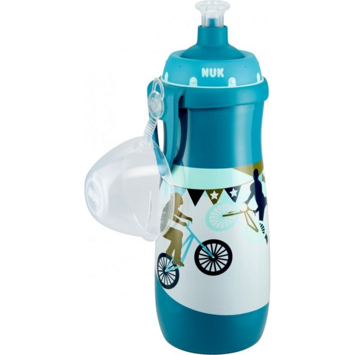 Nuk FC Láhev Sports Cup 450 ml SI - Modrá | 4KIDS.cz