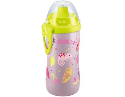 Nuk JC Dětská láhev 300ml Růžovo-zelená