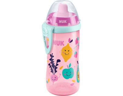 Nuk Láhev Flexi Cup 300ml Růžové ovoce
