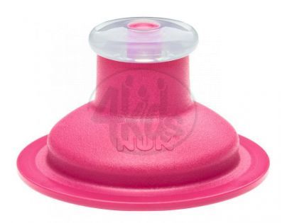Nuk Náhradní silikonové pítko Push-Pull - Růžové