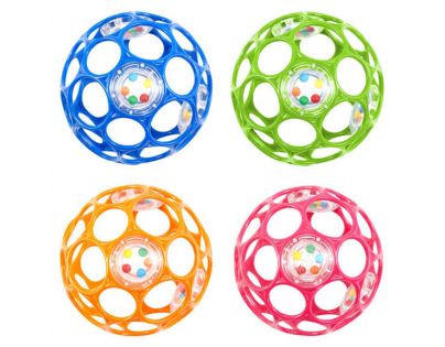 Oball Míček Oball Rattle 10 cm růžový