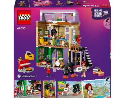 LEGO® Friends 42653 Obchod s hudebninami a byt