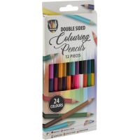 Oboustranné pastelky Duo 12 ks