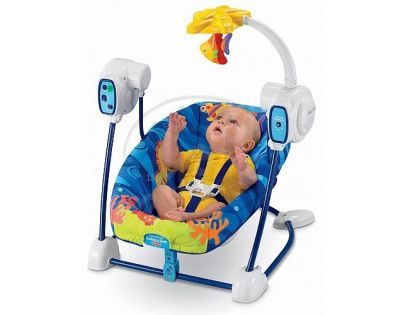Fisher Price T2068 - Houpačka a sedátko 2v1 Ocean Wonders