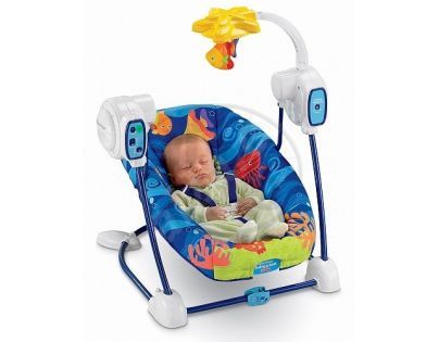 Fisher Price T2068 - Houpačka a sedátko 2v1 Ocean Wonders