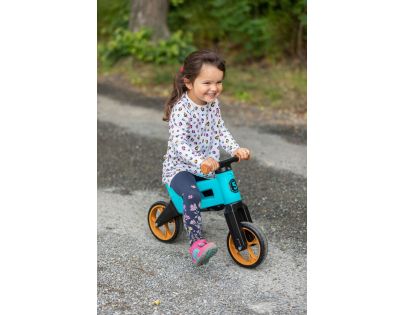 Odrážedlo Funny Wheels Rider SuperSport tyrkys 2v1