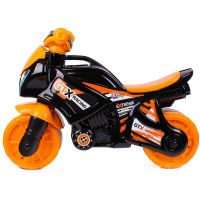 Odrážedlo motorka oranžovočerná 2