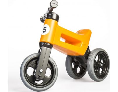 Funny Wheels Odrážedlo 2 v 1 oranžové