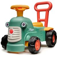 Odstrkovadlo traktor Maurice tmavě zelený s volantem - Poškozený obal