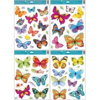 Anděl Okenní fólie Barevní motýli 42 x 30 cm obrázek 3 2