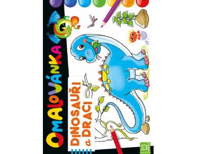 Omalovánka - Dinosauři a draci