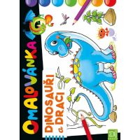 Omalovánka - Dinosauři a draci