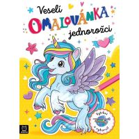 Omalovánka Veselí jednorožci
