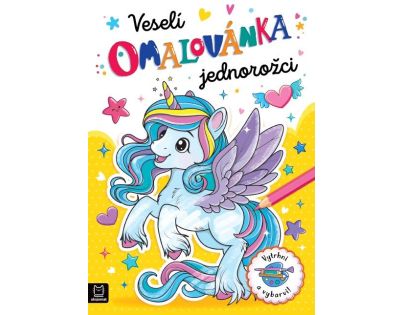 Omalovánka Veselí jednorožci