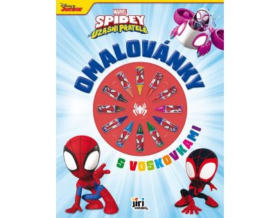 Omalovánky s voskovkami Spidey Omalovánky s voskovkami Spidey