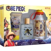 EP Line One Piece Dárkový set EDT 100 ml se sprchovým gelem 150 ml a lahví na vodu 2